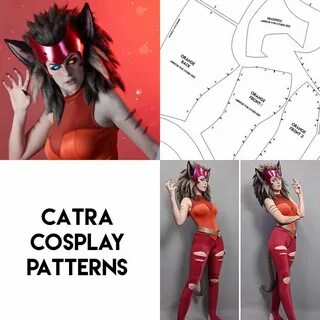 Catra Cosplay Pattern Set Cosplay outfits, She ra costume, C