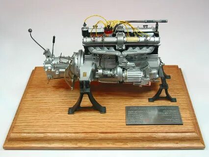 Alfa Romeo 8c 2300 Engine Kit Resin 1 8th Pocher Scale by Mo