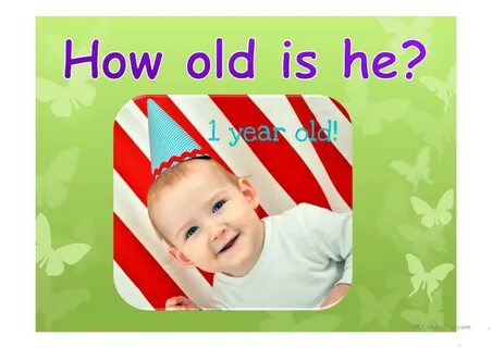 How Old Is He English Esl Powerpoints For Distance Learning 