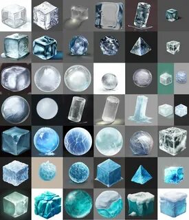 Best 12 material studies glace / ice regroup - SkillOfKing.C