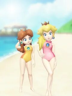 Oui Cours de collision mode princess daisy in a bikini réper