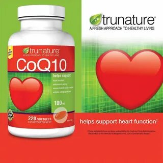 Trunature Coenzyme CoQ10, 100mg 220 Softgels Coenzyme Q-10 H