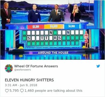 Someone Is Tweeting Hilariously Wrong "Wheel Of Fortune" Ans