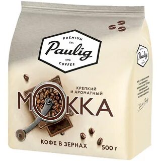 Купить Кофе в зернах Paulig Mokka , вакуумный пакет, 500г в 