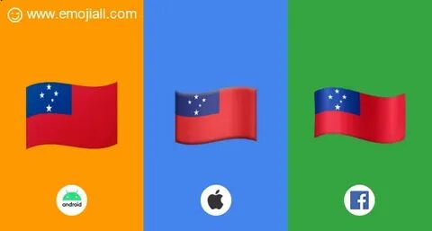 🇼 🇸" meaning: flag: Samoa, samoan flag Emoji EmojiAll