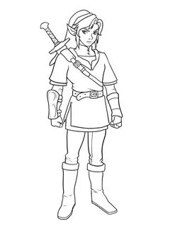 The Legend of Zelda coloring pages 100 Pictures Free Printab