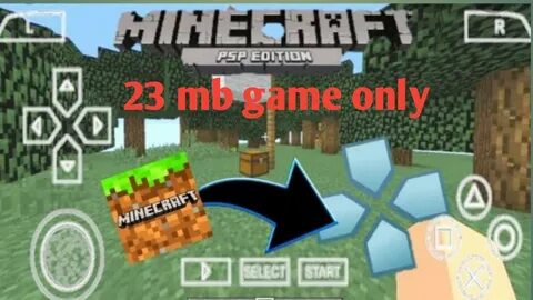 How to download Minecraft in psp play emulator - YouTube