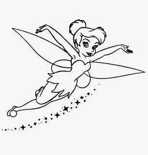 black and white tinkerbell clipart - Google Search Fairy col