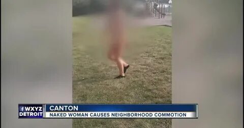 Woman runs naked through quiet neighborhood