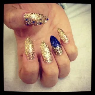 The Best Ideas for Royal Blue and Gold Nail Designs - Home, 