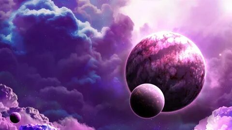 Purple Planets Nebula - pling.com