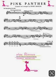 Pink Panther в 2022 г Скрипичная музыка, Фортепиано ноты, Фо