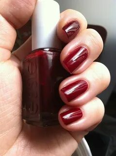 Essie Bordeaux Nail polish, Cruelty free nail polish, Nails