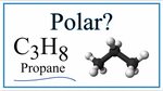 Is C3H8 Polar or Non-Polar? - YouTube