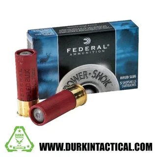 Federal Ammunition 12 Gauge Power Shok Maximum Rifled Slug H