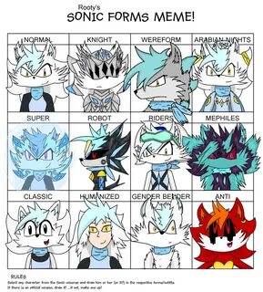 Sonic Forms Meme- Snowfall by Zandight on DeviantArt