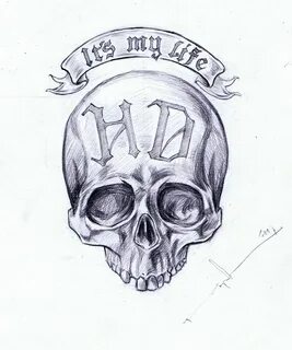 Skull tattoo design, Harley tattoos, Harley davidson tattoos