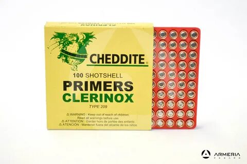 Inneschi Cheddite Clerinox CX 2000 Type 209 - 100pz - Armeri