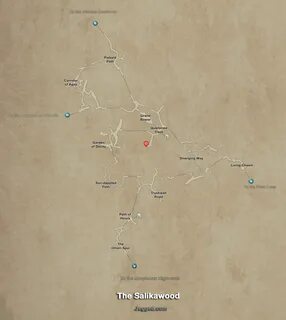Final Fantasy XII Map of the Salikawood - Jegged.com