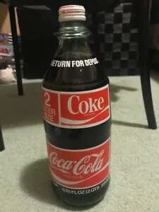 Новый запечатанный старинный редкий Coca Cola Coke 2 л разме