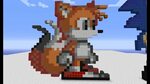Tails Pixel Art Minecraft All in one Photos