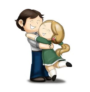 Couple Hug Cartoon - ClipArt Best