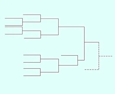 Printable 6-Team Bracket: Double-Elimination Tournament Brac