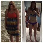 Before and After 18 lbs Weight Loss 5 feet 3 Female 160 lbs 