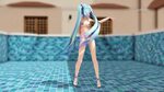 MMD Girls : TDA Miku swimsuit (test effect+HD) - YouTube