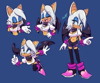 Rouge the bat Redesign by Jamo_ART Sonic the Hedgehog Know Y