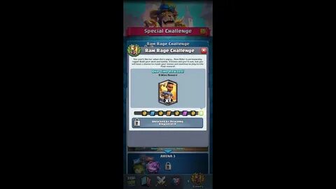 Clash Royale Ram Rage challenge - YouTube