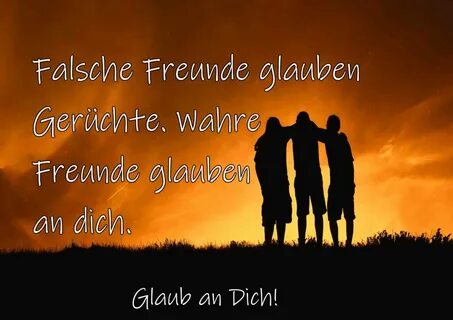 Bilder sprüche falsche freunde