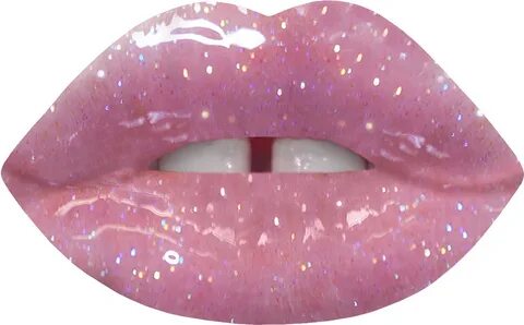 Long Lasting Lip - Clear Glitter Lip Gloss Clipart - Large S