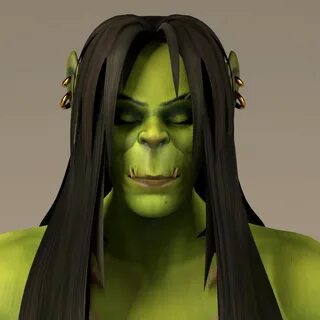 World of Warcraft Orc Female - 3D Model by Alza3D
