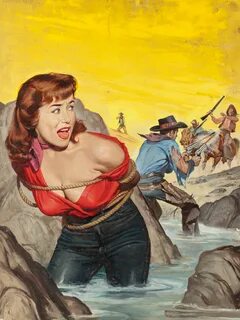 The Cowpoke and His $50,000 Date -- Pulp Covers