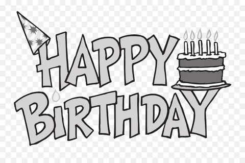 Free Black And White Happy Birthday Images Download Free - T