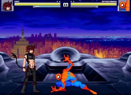 Redflash: (Mugen)Natsu and Spiderman Update Preview