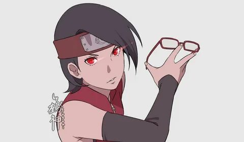 sarada without glasses - Uchiha Sarada Fan Art (43486542) - 