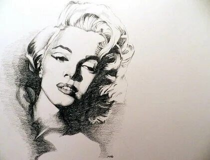 Marilyn Monroe Drawing by Michael Damico Pixels