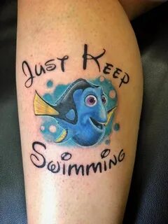Just Keep Swimming by Chaz Garner @ Stay Gold Tattoo Studio 