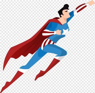 Superman Flying Clipart