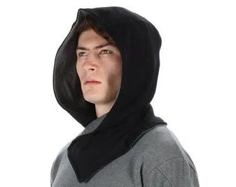 Gray Assassin Hood Cowl Hoodie Costume Cosplay Larp Etsy