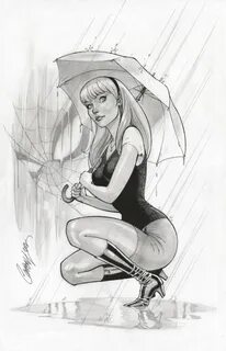 Gwen Stacy by J. Scott Campbell Dibujos, Artistas