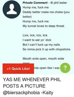 Private Comment Phil Lester Hump Me Fuck Me Daddy Better Mak