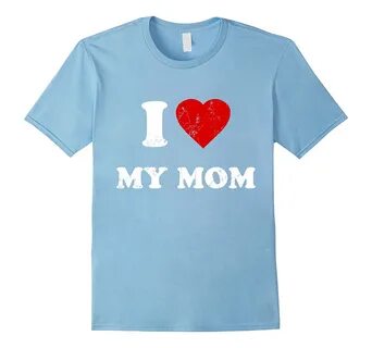 Mens Love Mom T Shirt Black-Newstyleth.