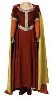 4) adult royal costumes worn when rediscovering the Narnia c
