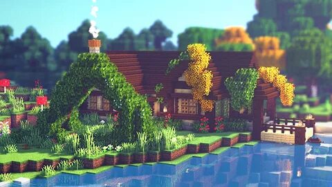 Birchwood Cottage Minecraft Tutorial Minecraft cottage, Mine