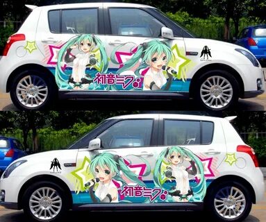 2PCS Customizable Anime Whole Cute Car Stickers Graffiti Vin