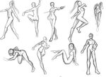Figure drawing poses, Figure drawing reference, Human figure