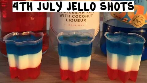 4th of July All American Jello Shots - Tipsy Bartender